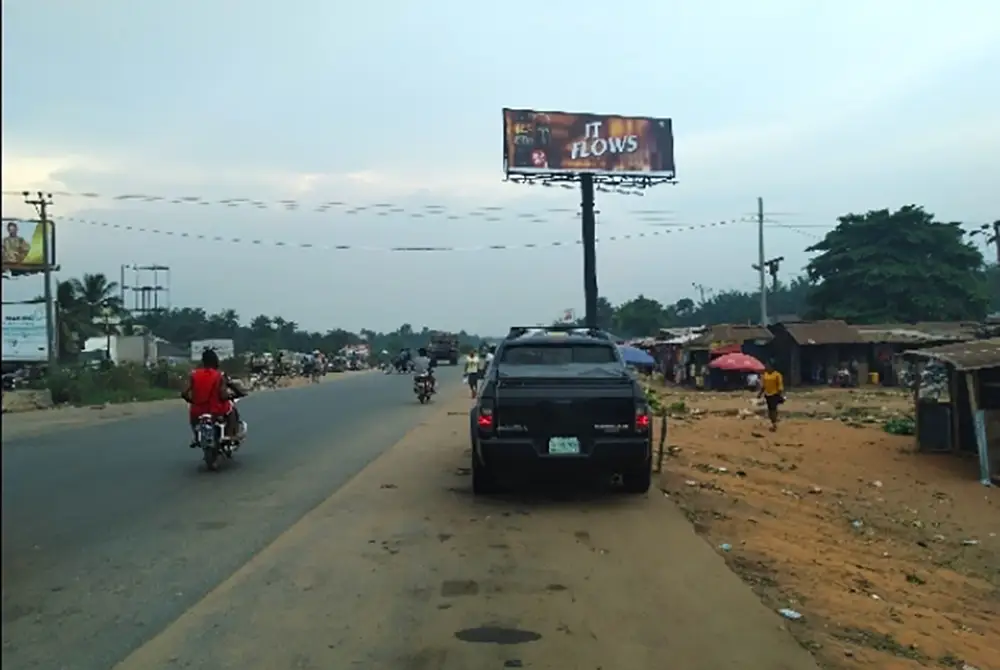 Unipole billboard - Along Port Harcourt-Enugu Expressway