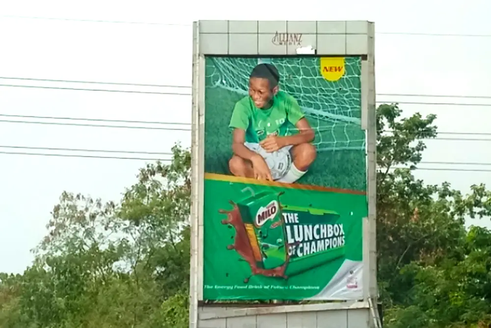 Portrait billboard - Along Abdulsaram Abubarka Way