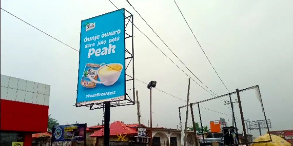 Portrait billboard - Along Abeokuta Expresswat At Former Tollgate