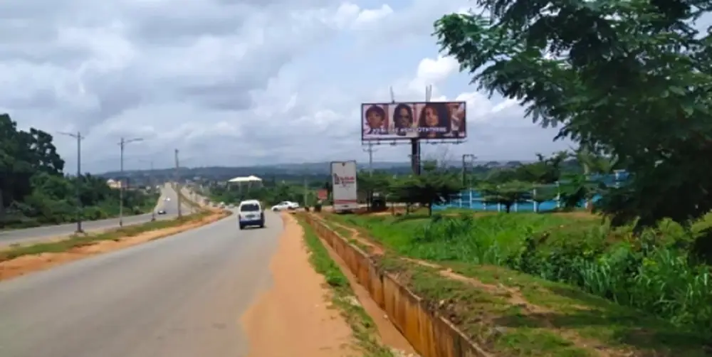 Unipole billboard - Along Awka Onitsha Express Way