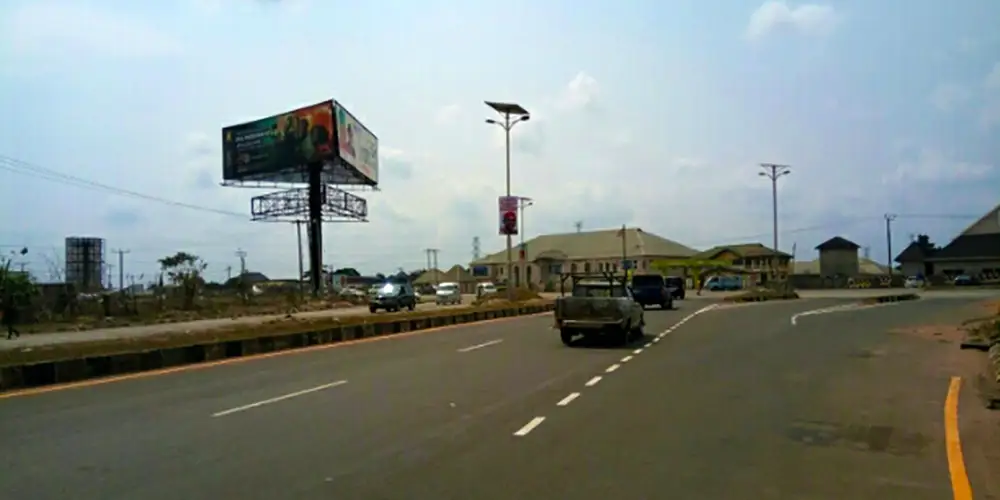 Unipole billboard - Along Owerri-Aba Road