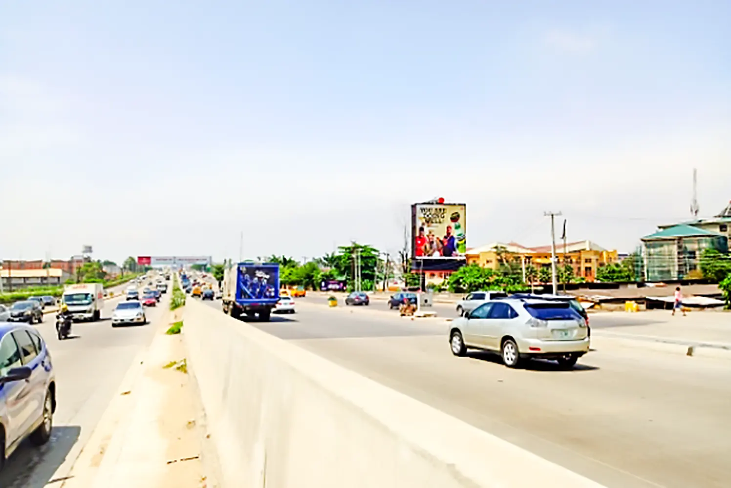 Portrait - Along Gbagada Expressway By Anthony Facing Traffic From Oshodi To Third Mainland Bridge