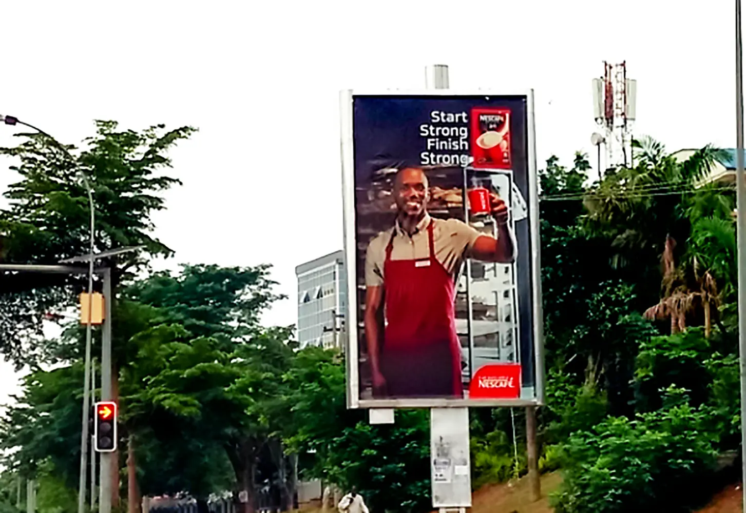 Portrait billboard - Michael Okpara Street Dalaba Opposite Pdp House
