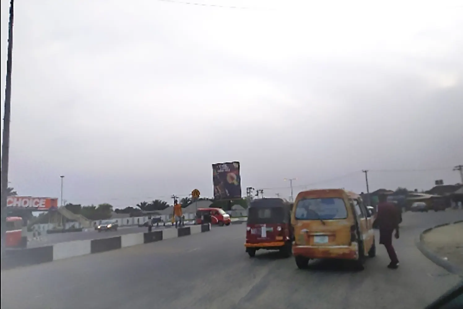 Portrait billboard - Nwaniba By Edet Akpan Junction Facing Traffic